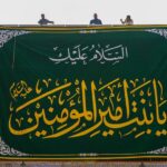 آذین‌بندی حرم حضرت پدر در آستانۀ ولادت حضرت زینب (سلام‌الله‌علیها)